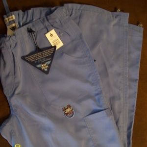 NWT KOI Tech Lindsey 2.0 Scrub Pants XL Ceil Blue
